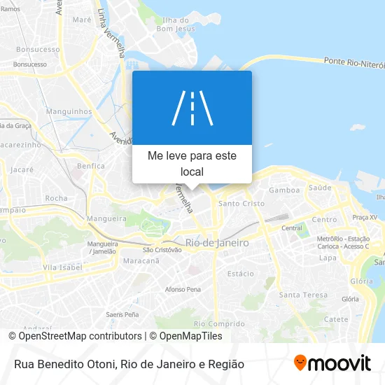 Rua Benedito Otoni mapa
