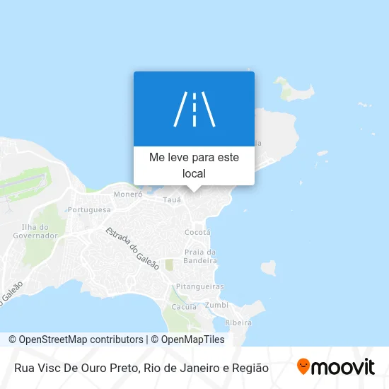 Rua Visc De Ouro Preto mapa