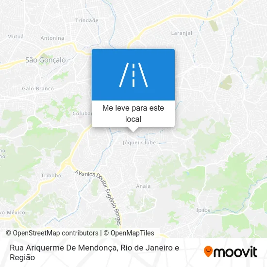Rua Ariquerme De Mendonça mapa