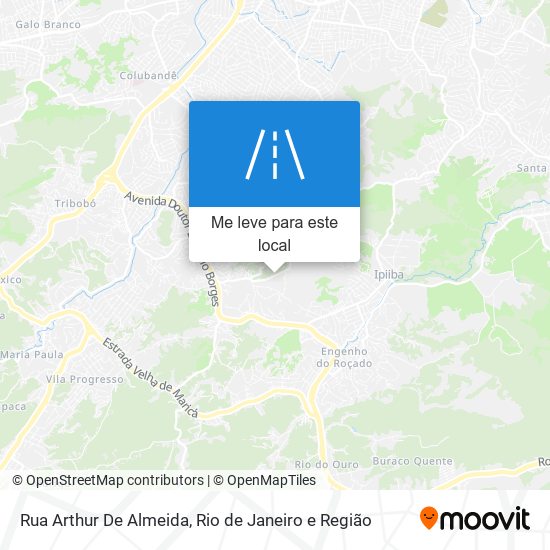 Rua Arthur De Almeida mapa