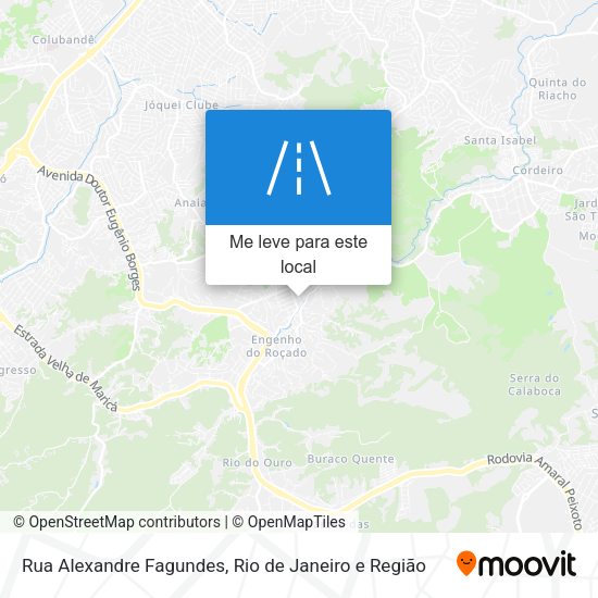 Rua Alexandre Fagundes mapa