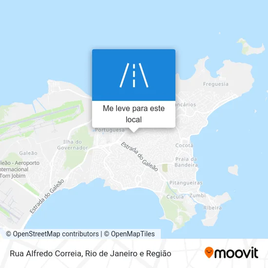 Rua Alfredo Correia mapa