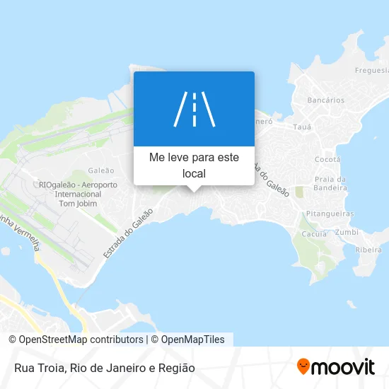 Rua Troia mapa