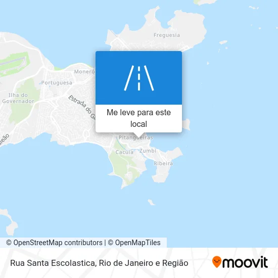 Rua Santa Escolastica mapa