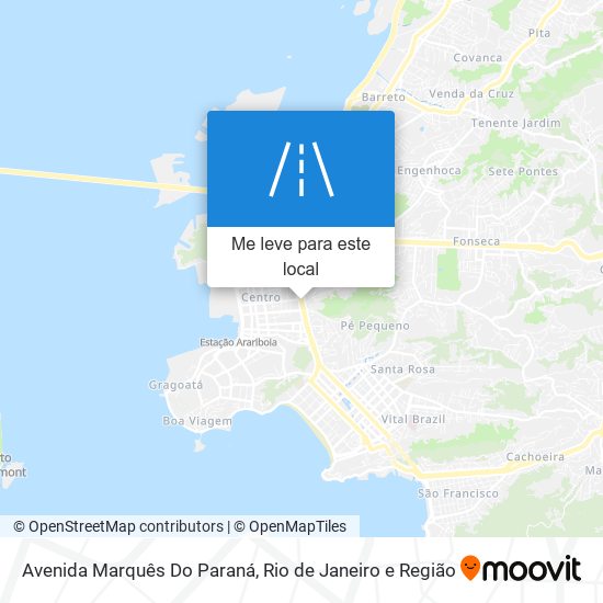 Avenida Marquês Do Paraná mapa