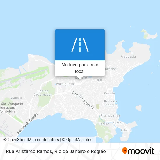 Rua Aristarco Ramos mapa