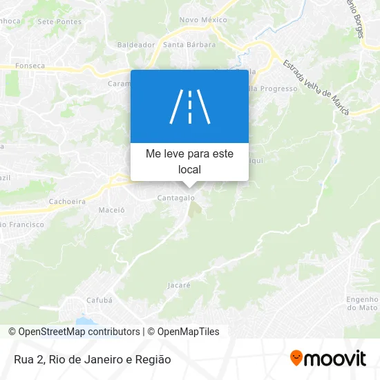 Rua 2 mapa