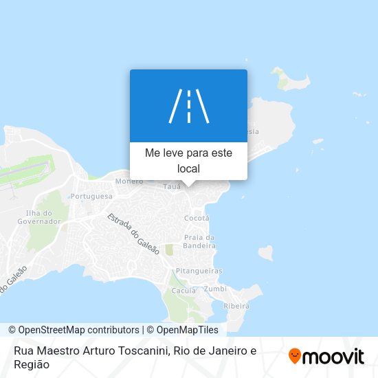 Rua Maestro Arturo Toscanini mapa