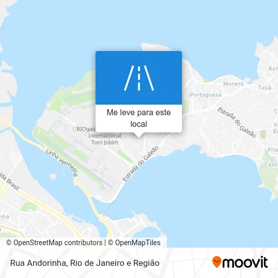 Rua Andorinha mapa