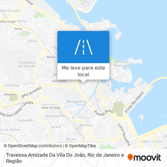 Travessa Amizade Da Vila Do João mapa