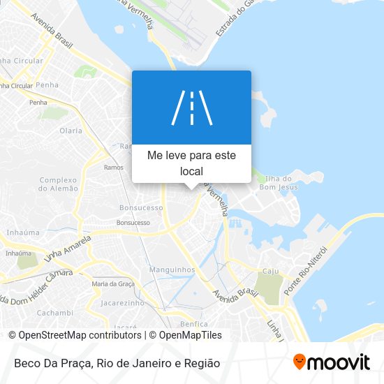 Beco Da Praça mapa