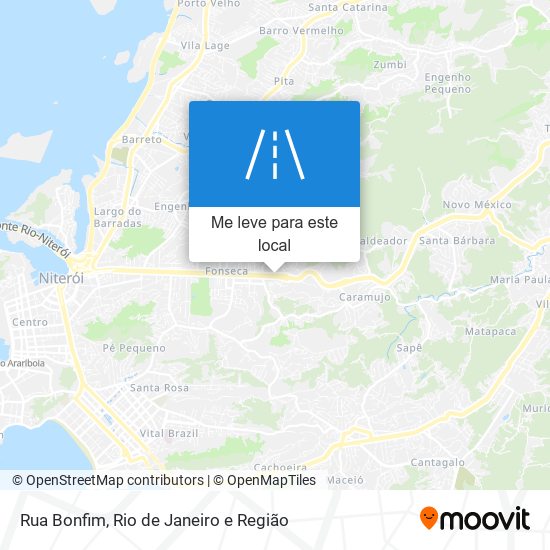 Rua Bonfim mapa