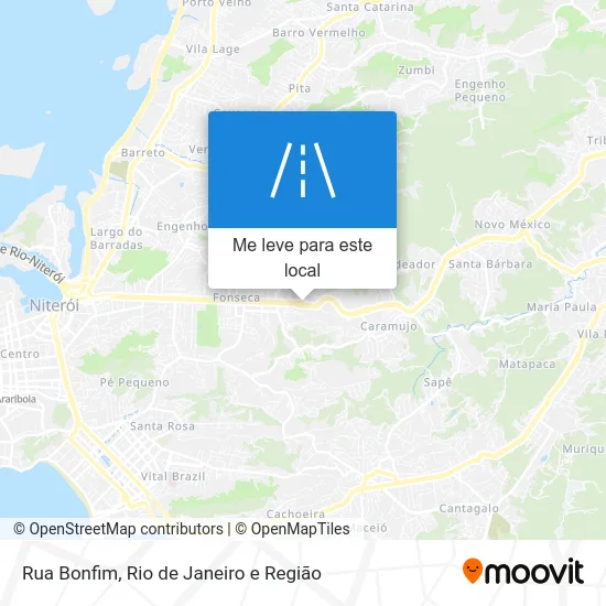 Rua Bonfim mapa