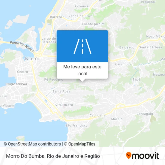 Morro Do Bumba mapa
