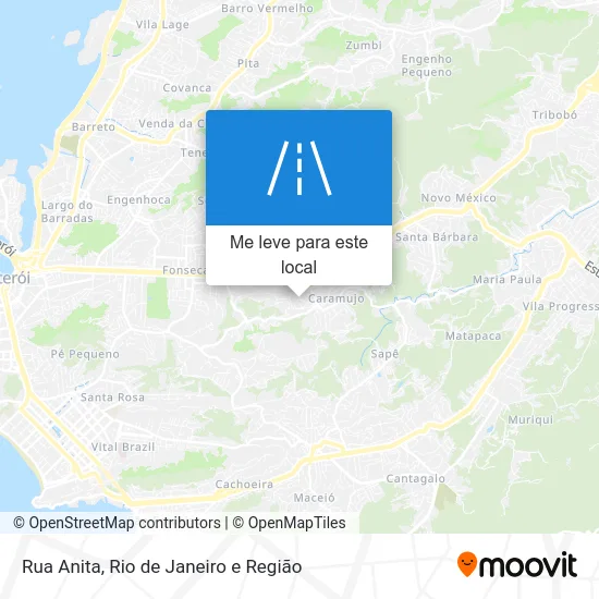 Rua Anita mapa