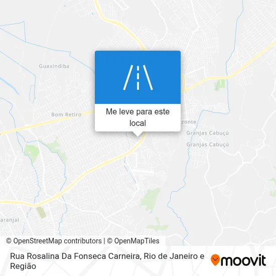 Rua Rosalina Da Fonseca Carneira mapa