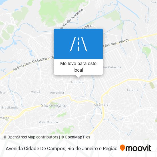 Avenida Cidade De Campos mapa