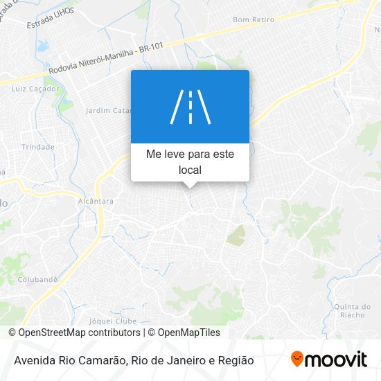Avenida Rio Camarão mapa