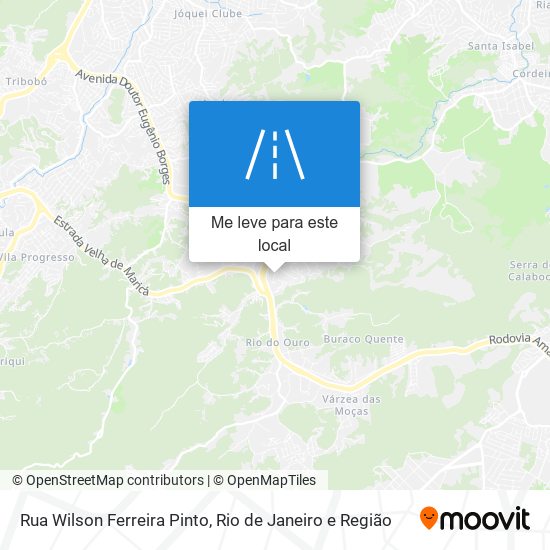 Rua Wilson Ferreira Pinto mapa