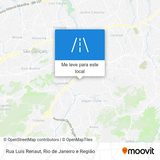 Rua Luis Renaut mapa