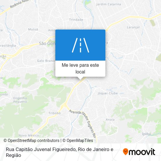 Rua Capitão Juvenal Figueiredo mapa
