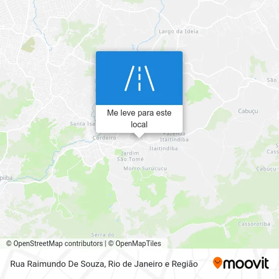 Rua Raimundo De Souza mapa