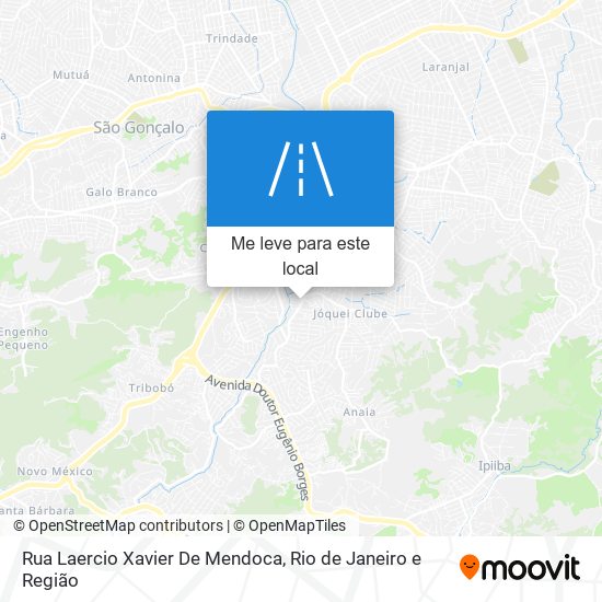 Rua Laercio Xavier De Mendoca mapa