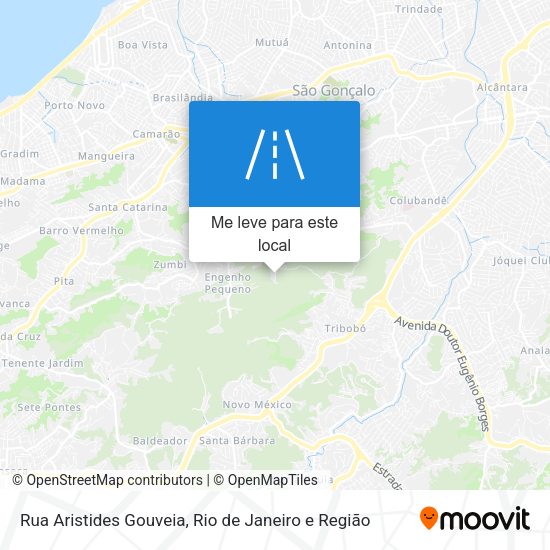 Rua Aristides Gouveia mapa