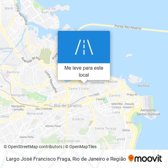 Largo José Francisco Fraga mapa