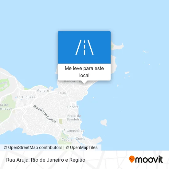 Rua Aruja mapa