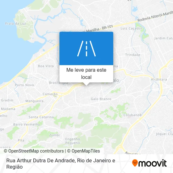 Rua Arthur Dutra De Andrade mapa