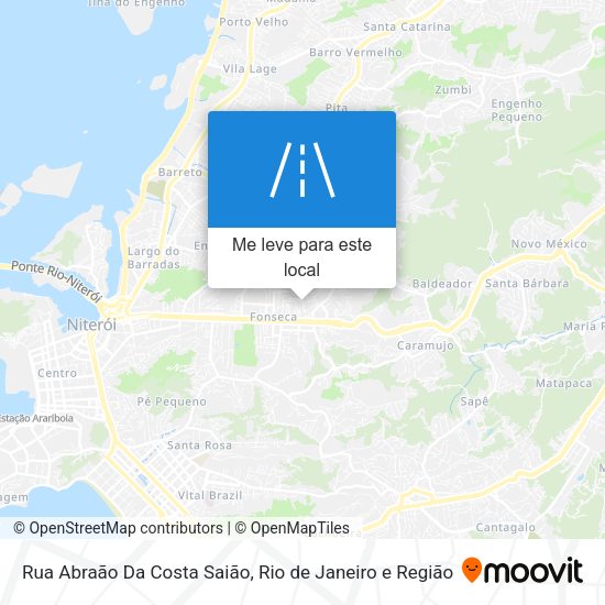 Rua Abraão Da Costa Saião mapa