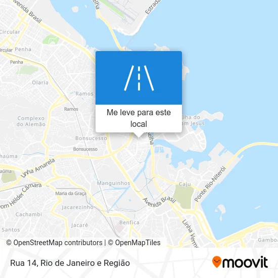 Rua 14 mapa