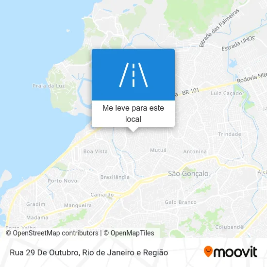 Rua 29 De Outubro mapa