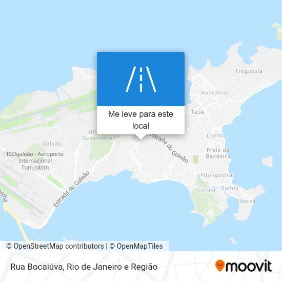 Rua Bocaiúva mapa
