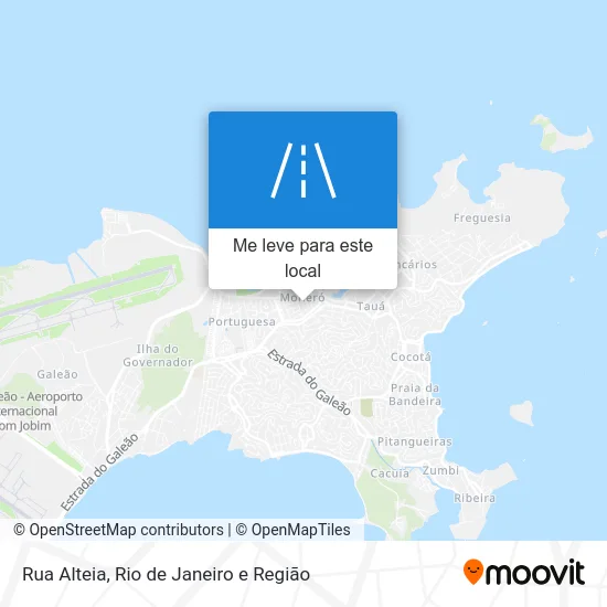 Rua Alteia mapa