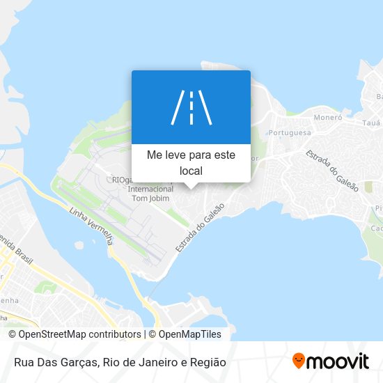 Rua Das Garças mapa