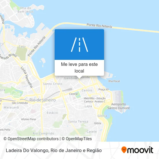 Ladeira Do Valongo mapa