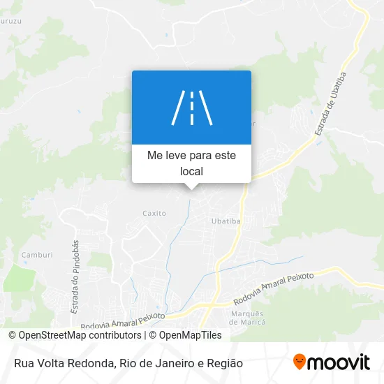 Rua Volta Redonda mapa