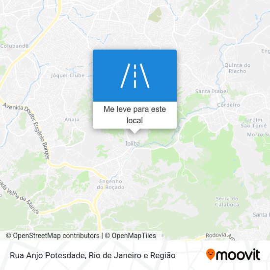 Rua Anjo Potesdade mapa