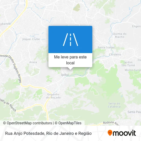Rua Anjo Potesdade mapa