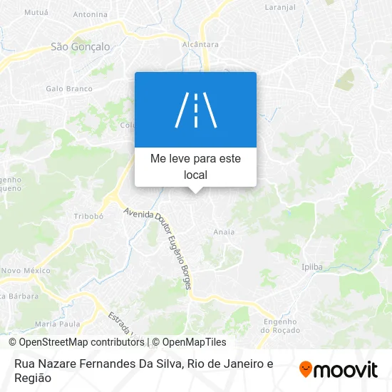 Rua Nazare Fernandes Da Silva mapa