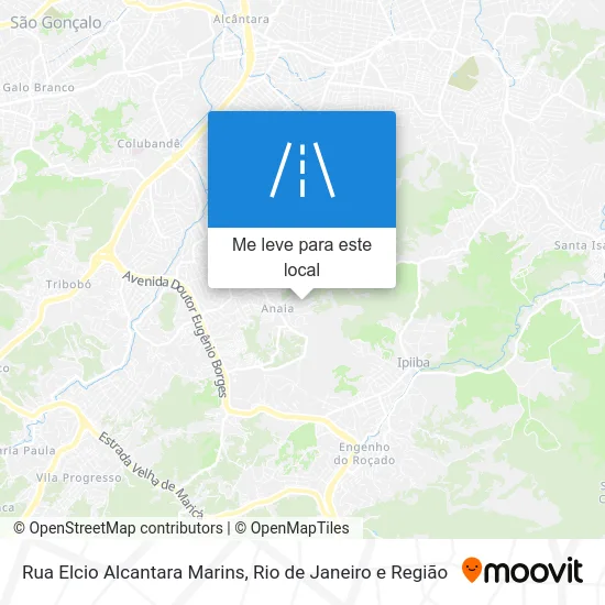 Rua Elcio Alcantara Marins mapa