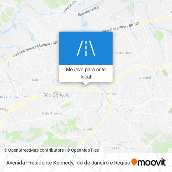 Avenida Presidente Kennedy mapa