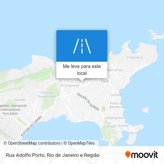 Rua Adolfo Porto mapa