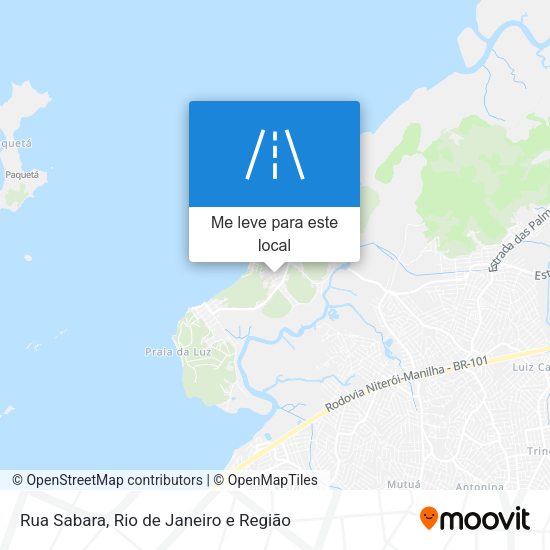 Rua Sabara mapa
