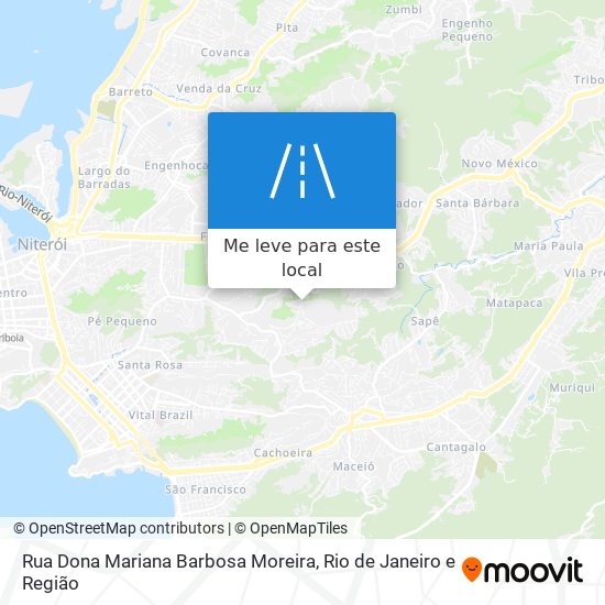 Rua Dona Mariana Barbosa Moreira mapa