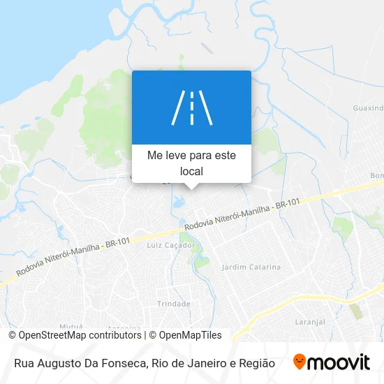 Rua Augusto Da Fonseca mapa