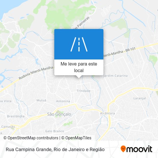 Rua Campina Grande mapa