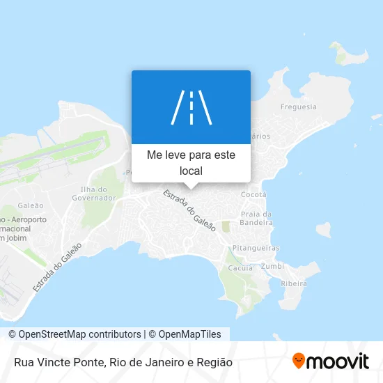 Rua Vincte Ponte mapa